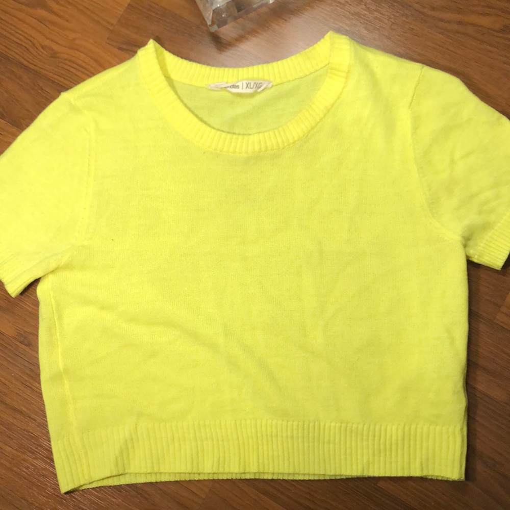 Neon cropped top